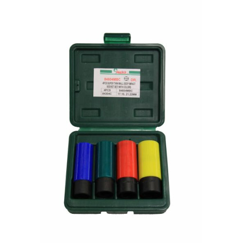 Triecienizturīgo muciņu komplekts 17, 19, 21, 22mm HEX KEYS (Hans)