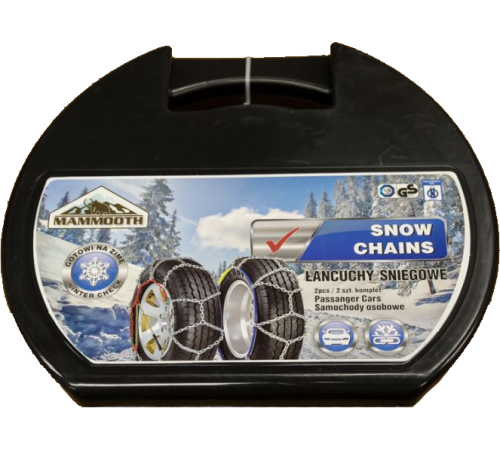 Sniega ķēdes (komplektā 2 gab.) Vieglājiem auto
