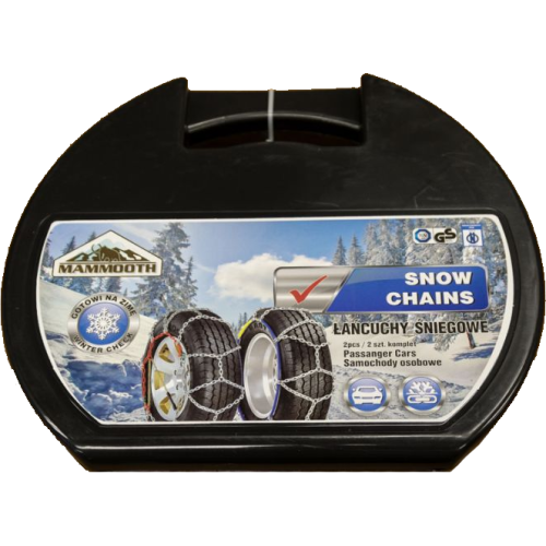 Sniega ķēdes (komplektā 2 gab.) Vieglājiem auto