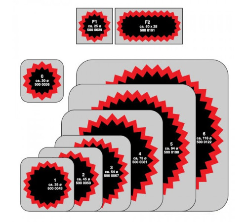 Bicycle camera patch F0 (30 mm)