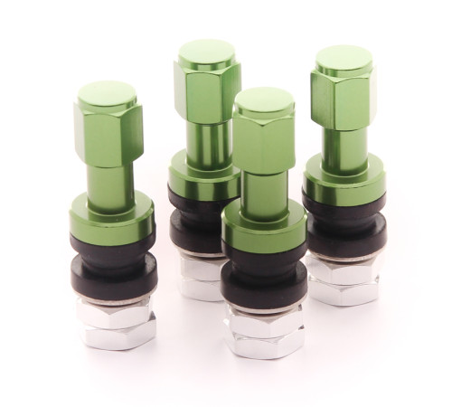 Alumīnija zaļa krāsa ventiļu komplekts JR v2 - GREEN