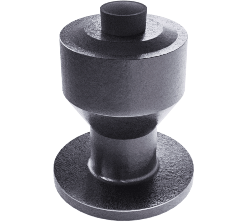 MR10 Riepu radzes terauda 10mm garums, flancis 8mm (iepakojums 500 gab.)