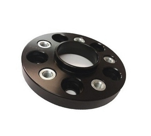 20 mm flancis adapteris Audi. VW. Škoda. Pārēja no 5x100 uz 5x112 (57.1mm centrs) Melns