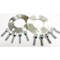 5 mm 2x Flanči BMW (5x120, 74.1mm) un 10 skrūves