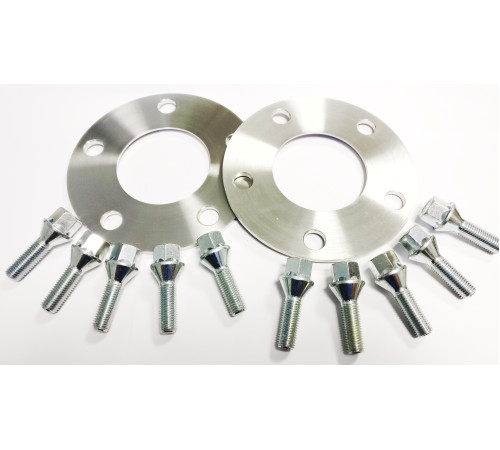 5 mm 2x Flanči BMW (5x120, 72.6mm) un 10 skrūves