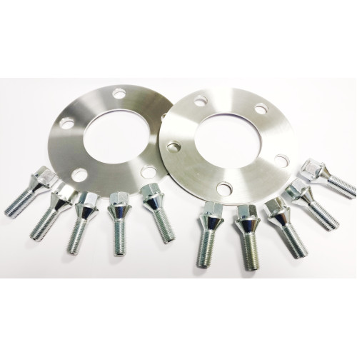 5 mm 2x Flanči BMW (5x120, 74.1mm) un 10 skrūves