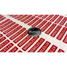 3D Uzlīmes ar Jūsu logo