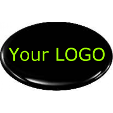 ar JŪSU LOGO! 3D vāciņu uzlīmes