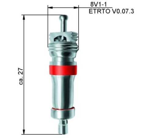 Ventiļieliktnis industriālām riepām (īsais)
