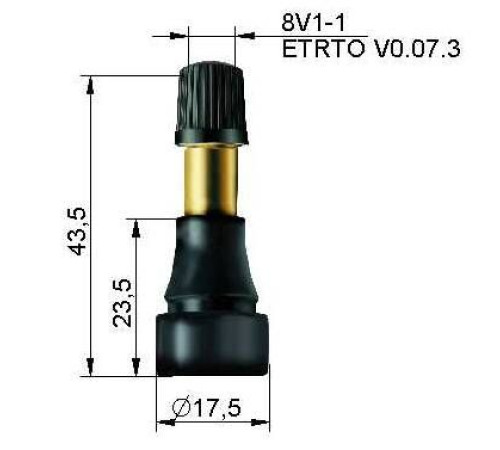 Bezkameru ventīlis mikroautob, TR600