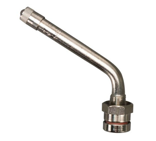 Metal valve for ALU wheels Ø 9,7 x 91 mm (curved 60°) TR545D