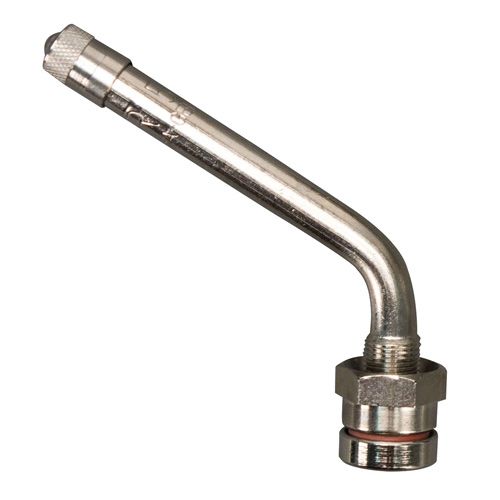 Metal valve for ALU wheels Ø 9,7 x 91 mm (curved 60°) TR545D