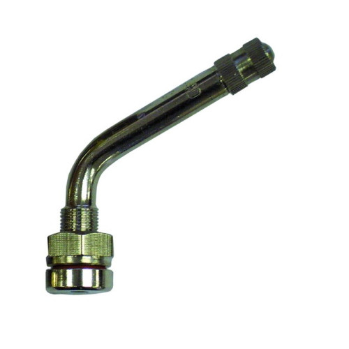 Metal valve for ALU wheels Ø 9,7x 59 mm (curved 75°) TR543C