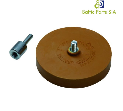 ALU disku tīrāmā gumijas ripa