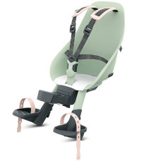 Bērnu velo sēdeklis Urban Iki Green Black (stiprinājas uz priekšēja rāmja)