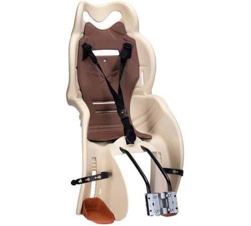 Bērnu velo sēdeklis HTP Italy Sanbas T-rāmis beige-brown
