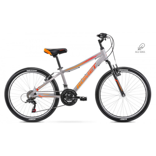 Kid bike Romet Rambler 24" Alu 2021 graphite-red