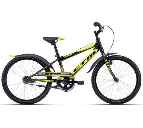 Bērnu divritenis CTM 20" Scooby 1.0 Melns ar dzelteno