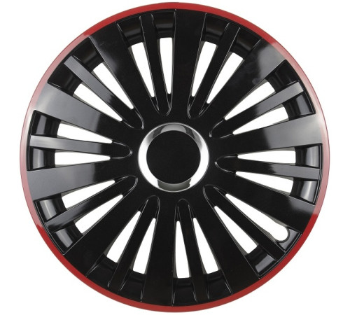 Dekoratīvā riteņu uzlika FALCON Black & Red 15"