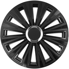 Dekoratīvā riteņu uzlika SUNSET Black chrome 15"