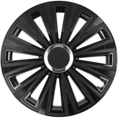 Dekoratīvā riteņu uzlika SUNSET Black chrome 15"