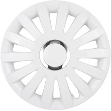 Dekoratīvā riteņu uzlika SAIL white chrome 15"