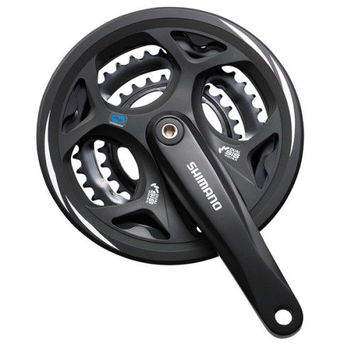 Priekšējie zobratu blok Shimano ALTUS FC-M311-48T 170MM 7/8-speed black-48X38X28T