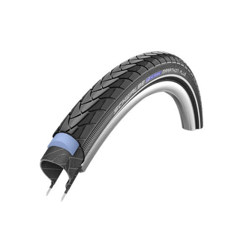 Tire 28" Schwalbe Marathon Plus HS 348, Perf Wired 40-622 / 28x1.50 Black-Reflex