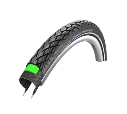 Tire 28" Schwalbe Marathon HS 420, Perf Wired 40-622 / 28x1.50 Black-Reflex