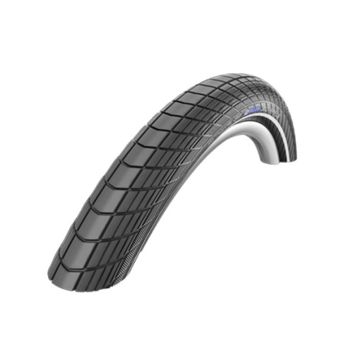 Tire 28" Schwalbe Big Apple HS 430, Perf Wired 55-622 / 29x2.15 Black-Reflex