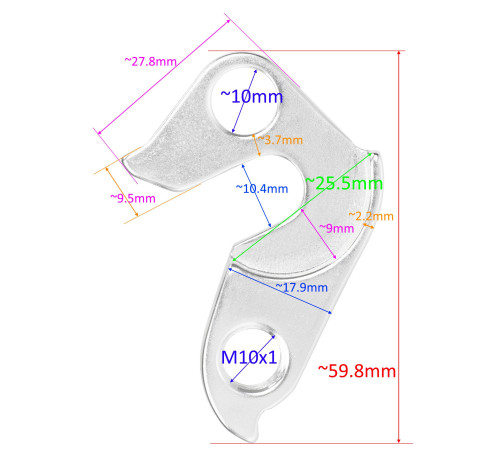 Frame dropout / hanger GW-5P