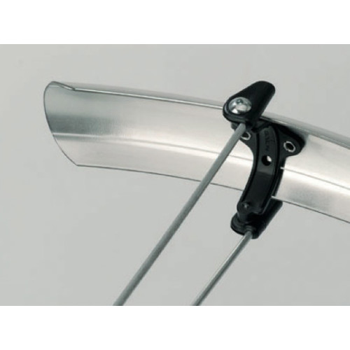 Mudguards set Orion OR 28"x41mm nylon silver