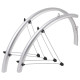 Mudguards set Orion OR 28"x53mm nylon silver