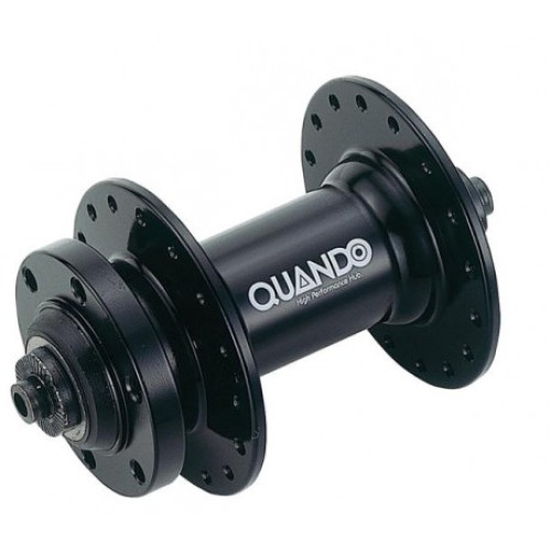 Front hub Quando 36H Disc 6-bolt QR black