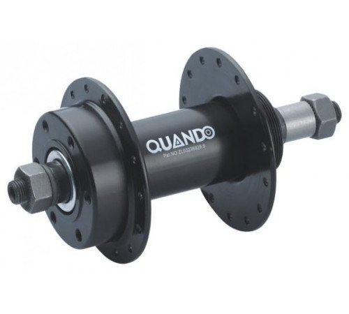 Rear hub Quando 36H Disc 6-bolt freewheel QR black