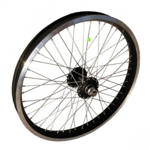 Front wheel BMX 20" alloy 48H black
