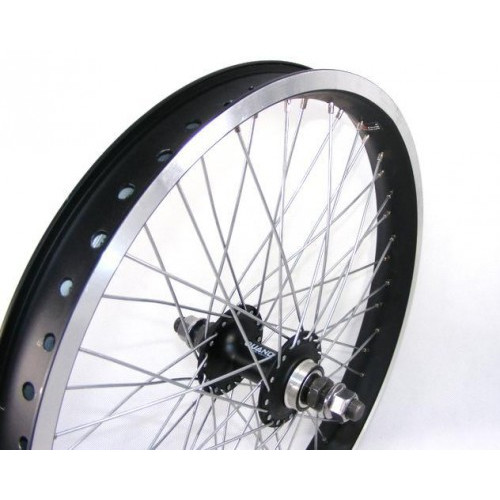 Aizmugurējais ritenis BMX 20" 48holes black