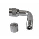 Valve adapter bended Azimut 90o AV