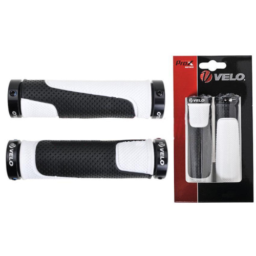 Grips Velo ProX VLG-776AD3 129mm GEL Lock-on black-white