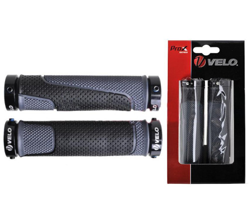 Grips Velo ProX VLG-776AD3 129mm GEL Lock-on black-grey