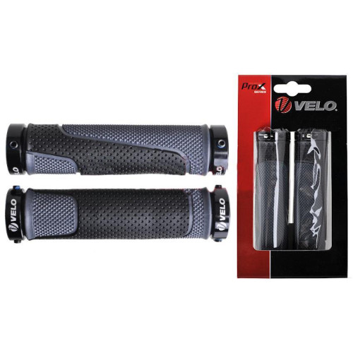 Grips Velo ProX VLG-776AD3 129mm GEL Lock-on black-grey