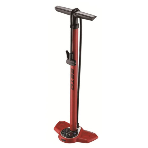 Pump floor BETO steel CMP-137SG5 red Dual-head + manometer