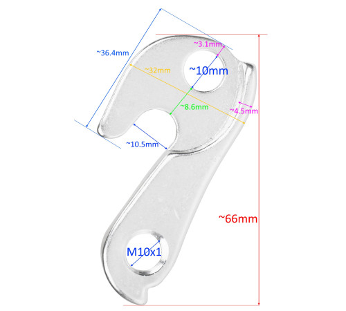 Frame dropout / hanger GW-5X