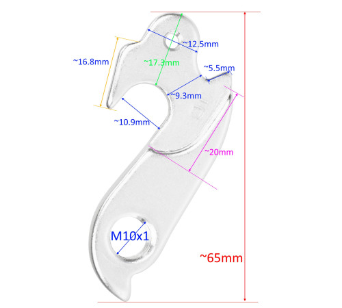 Frame dropout / hanger GW-7H