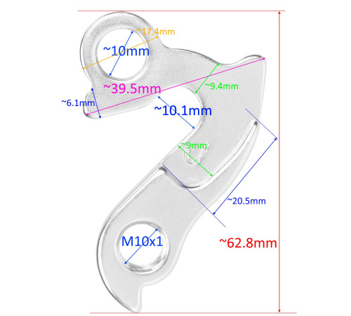 Frame dropout / hanger GW-7J