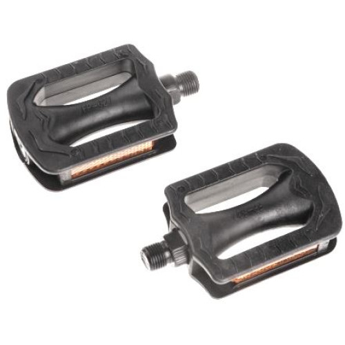 Pedāļi Azimut Kids Flat plastic 9/16" lodīšu gultnis un atstarotāji (1007w)