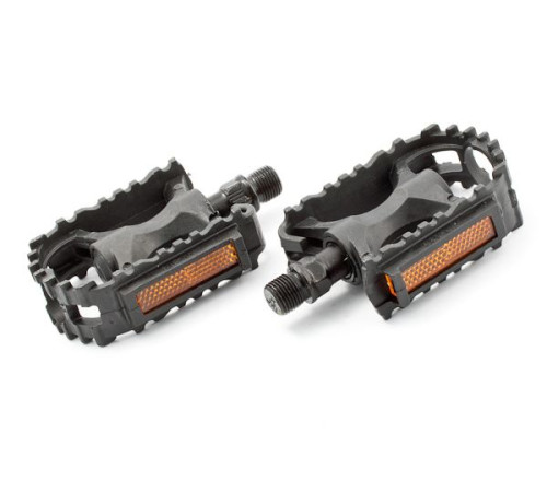Pedals Kids grip plastic 1/2" w/bearings and reflectors (1028)