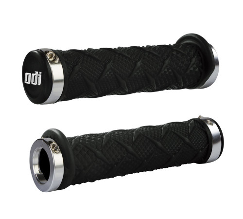 Grips ODI X-Treme MTB Lock-On 130mm Bonus Pack Black/Silver