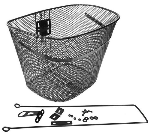 Basket front Azimut 34x25x26cm w/ mounting parts 26-28" bracket 1"