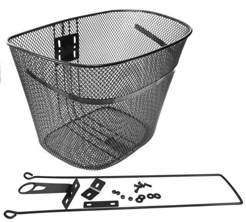 Basket front Azimut 34x25x26cm w/ mounting parts 26-28" bracket 1-1/8"